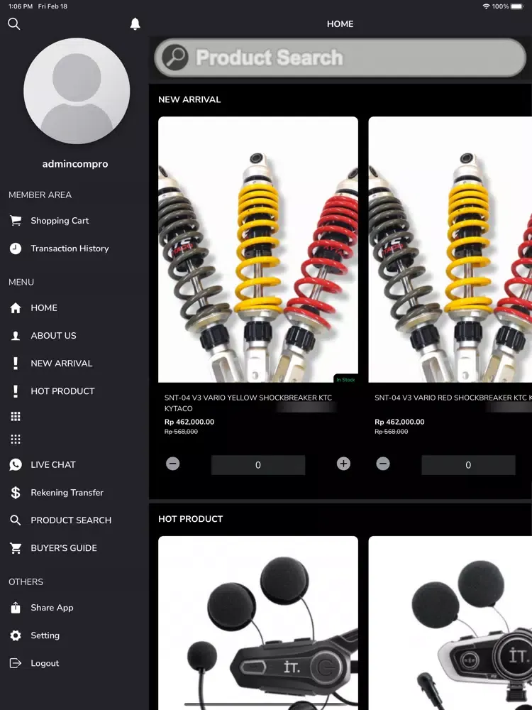 Moto Grosir iPad  스크린샷