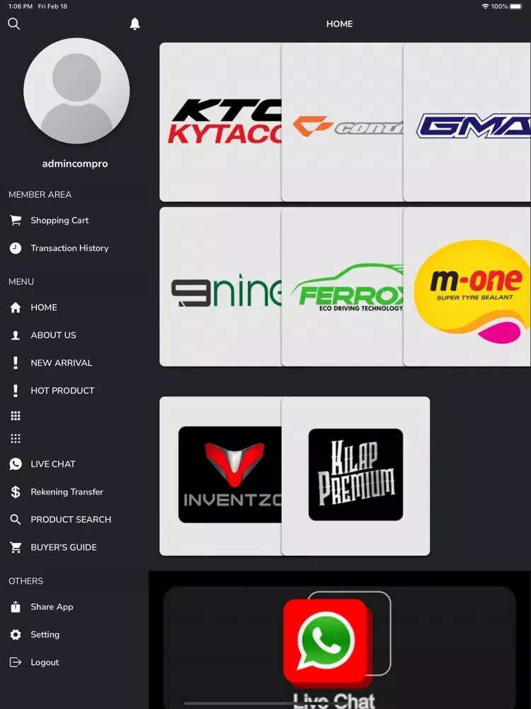 Moto Grosir iPad  스크린샷