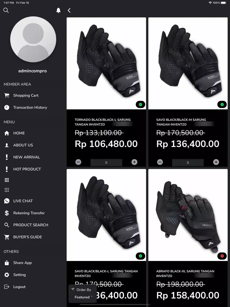 Moto Grosir iPad  스크린샷