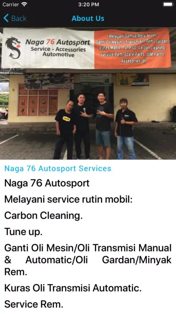 Capturas de tela do Naga 76 Autosport
