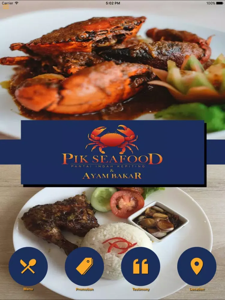 PIK Seafood iPad  سکرین شاٹس