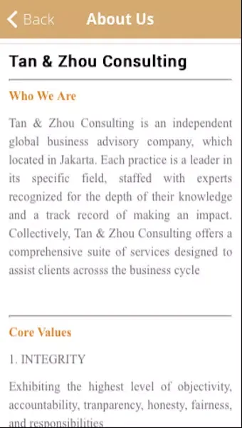 Tan & Zhou Consulting Ekran Görüntüleri