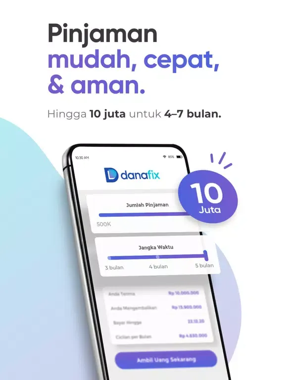 ภาพหน้าจอของ Danafix - Pinjaman Online Uang iPad 