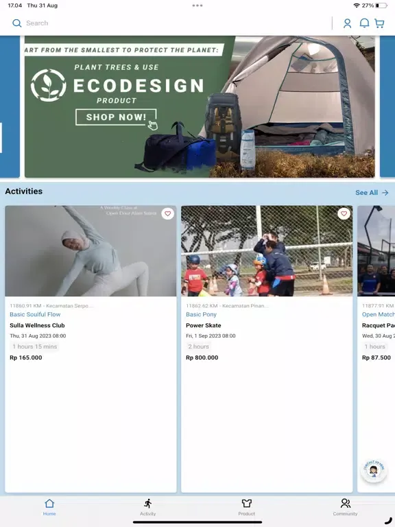 Decathlon Indonesia iPad 應用截圖