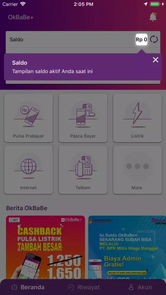 Ảnh chụp màn hình của OkBaBe+ (OBB+)