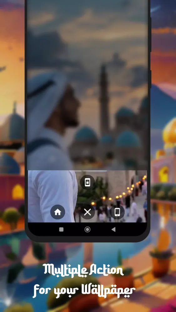 Tangkapan skrin Islamic Wallpaper AI HD