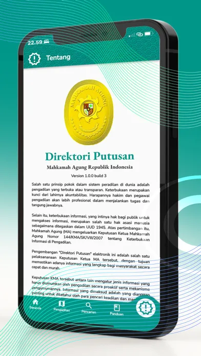 Скриншоты Direktori Putusan
