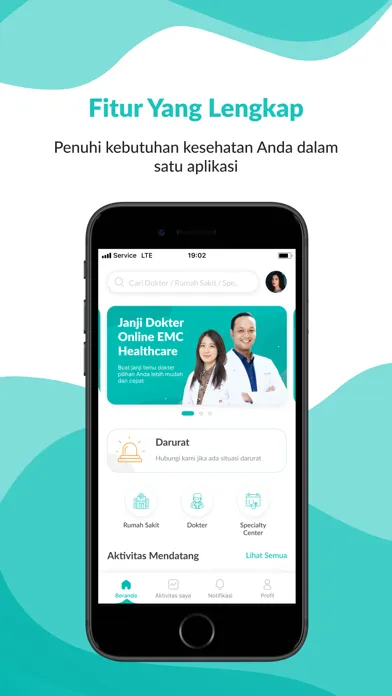 Screenshot di EMCare by EMC Healthcare