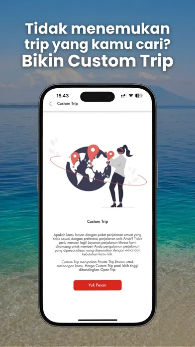 Tangkapan layar Explorer.id - Open Trip App