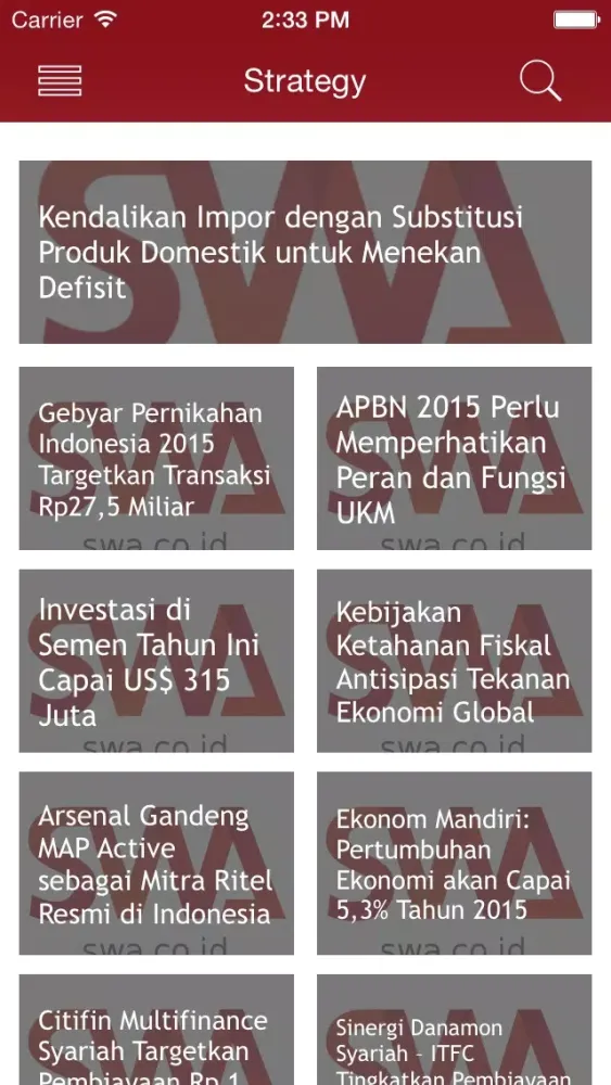 SWA Online Ekran Görüntüleri