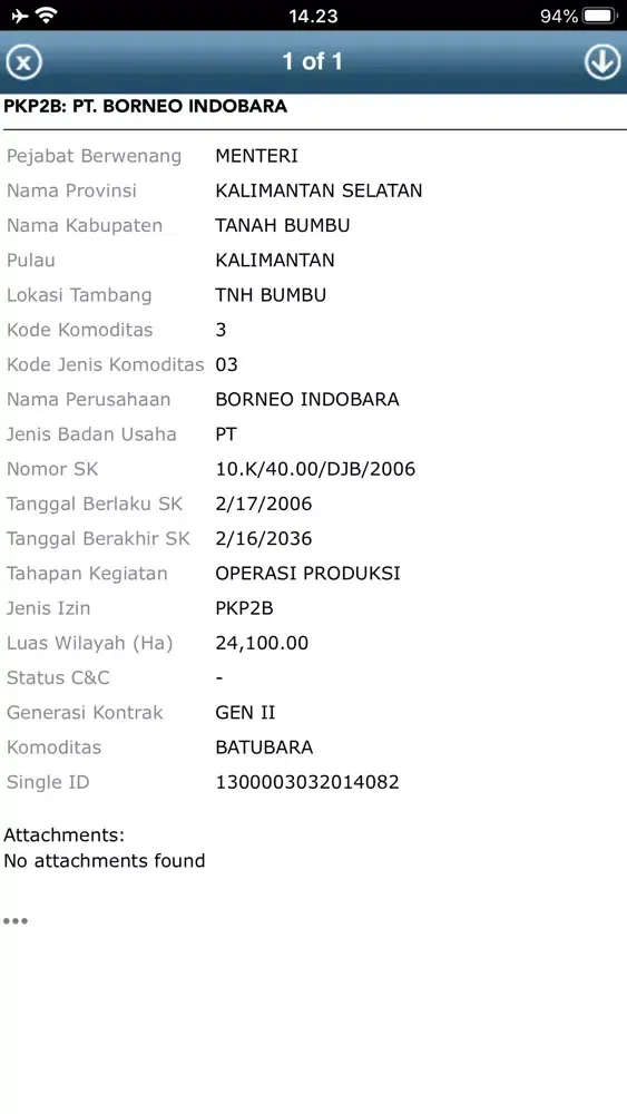 Minerba One Map Indonesia 스크린샷