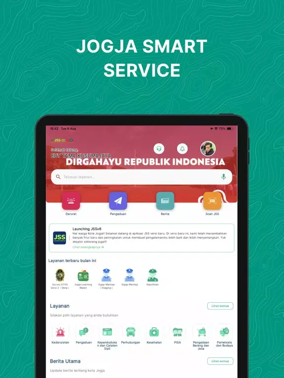 Jogja Smart Service iPad  Screenshots