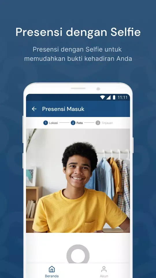 Ảnh chụp màn hình của e-Presensi Kemnaker