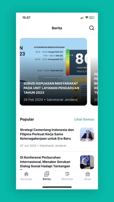 SIAPkerja Kemnaker سکرین شاٹس