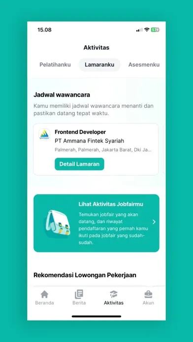 SIAPkerja Kemnaker سکرین شاٹس