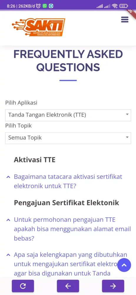 Скриншоты Sakti Kab Pasuruan