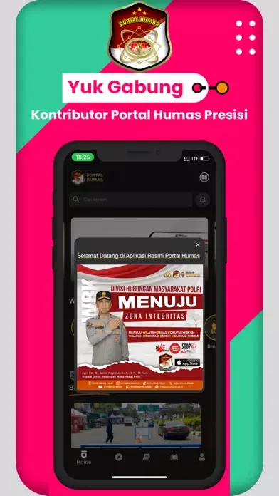 Portal Humas Ekran Görüntüleri
