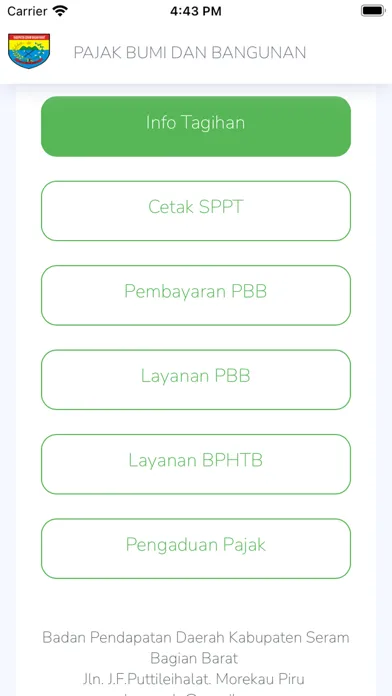 E PBB Kab Seram Bagian Barat স্ক্রিনশট
