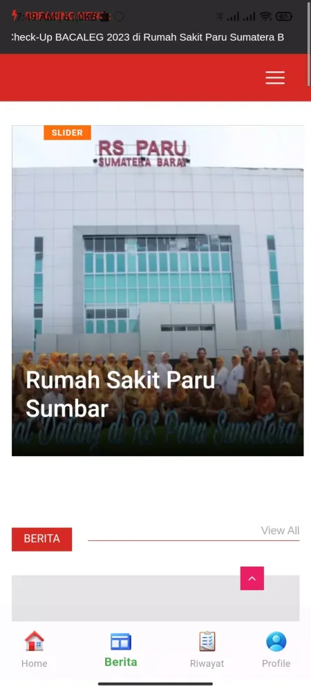 Rumah Sakit Paru Sumbar应用截图