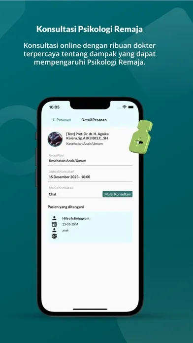 HaloAnak: Konsultasi Kesehatan স্ক্রিনশট