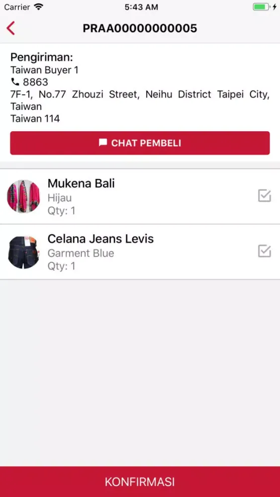 ภาพหน้าจอของ Blanja Global - Seller