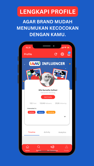 IAM Influencer স্ক্রিনশট