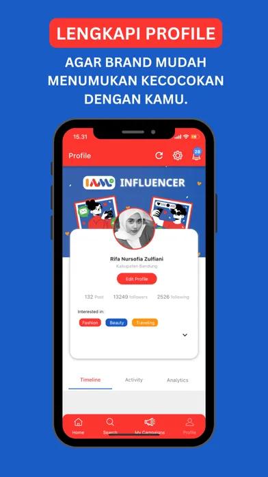 IAM Influencer スクリーンショット