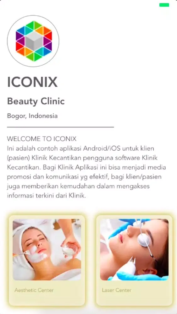 ICONIX BeautyClinic App Ekran Görüntüleri