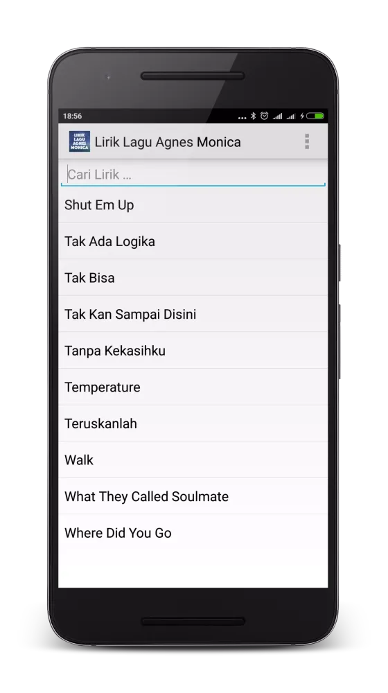 Agnez Mo Song Lyrics Screenshots