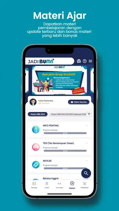 Bimbel BUMN 2024 - JadiBUMN Screenshots