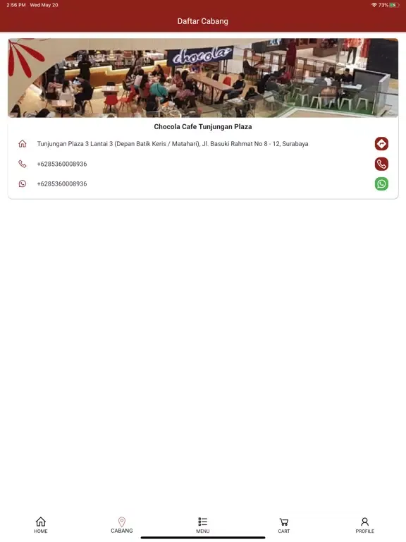Chocola Cafe iPad  Screenshots
