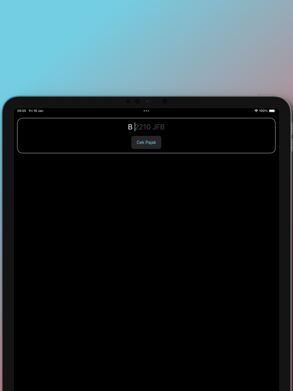 Screenshot di Cek Ranmor Jakarta iPad 