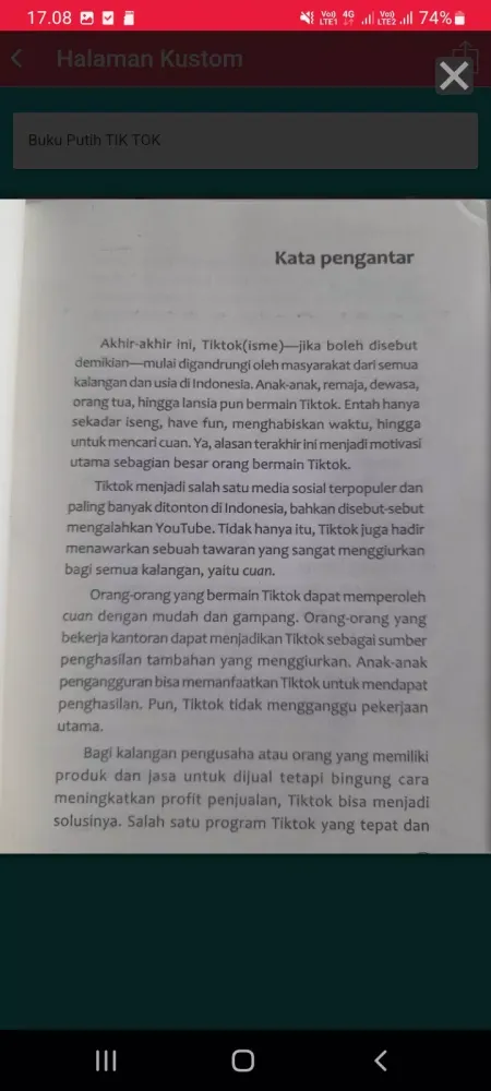 Buku putih TIKtok Screenshots