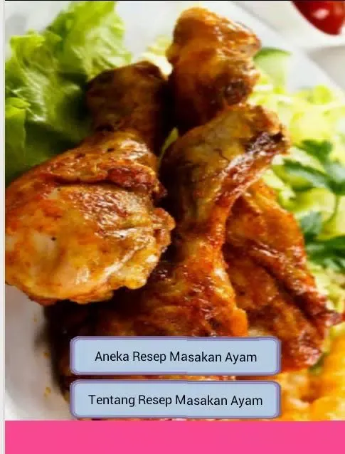 Zrzuty ekranu Aneka Resep Masakan Ayam