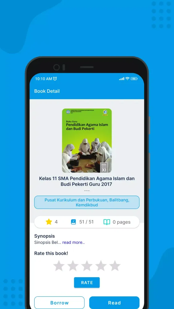 Ảnh chụp màn hình của E Library SKANESGA