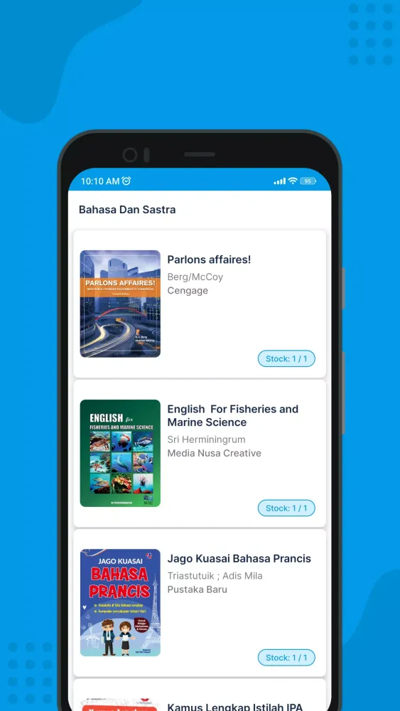 Ảnh chụp màn hình của E Library SKANESGA