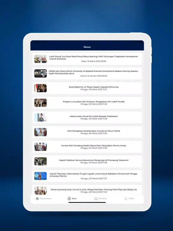 Digital Library Unmas iPad 应用截图