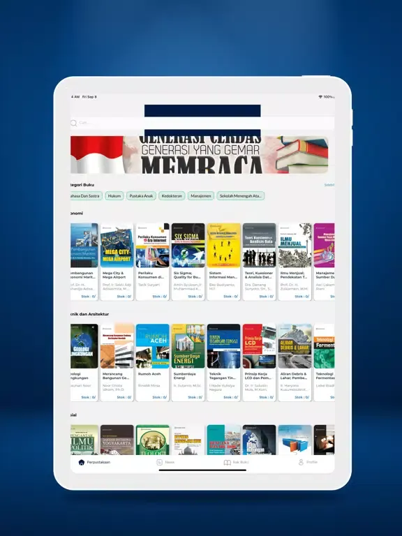 Digital Library Unmas iPad 应用截图