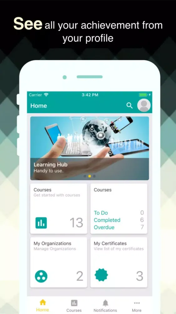 Zrzuty ekranu Learning-Hub
