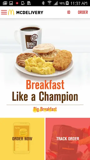 Captures d'écran de McDelivery Indonesia