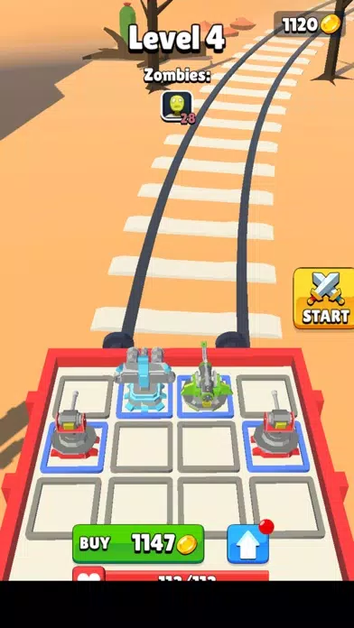 Zrzuty ekranu Spider Train Zombie Shooter