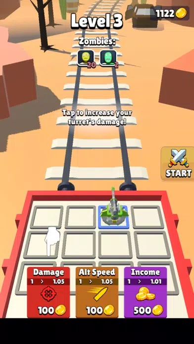 Zrzuty ekranu Spider Train Zombie Shooter