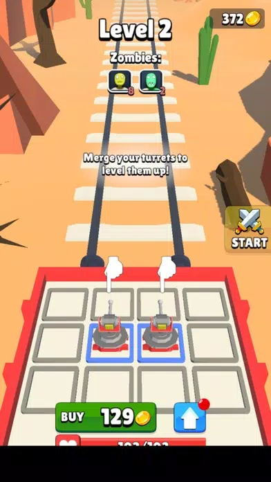 Zrzuty ekranu Spider Train Zombie Shooter