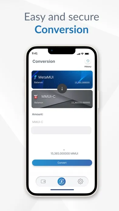 Capturas de pantalla de MetaMUI Wallet