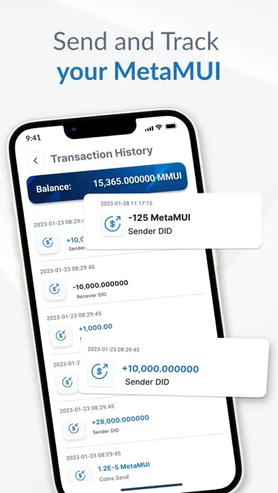 Capturas de pantalla de MetaMUI Wallet