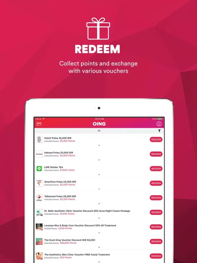 Скриншоты OING – Go Cardless Membership iPad 