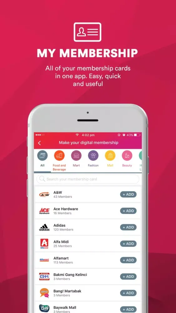Скриншоты OING – Go Cardless Membership