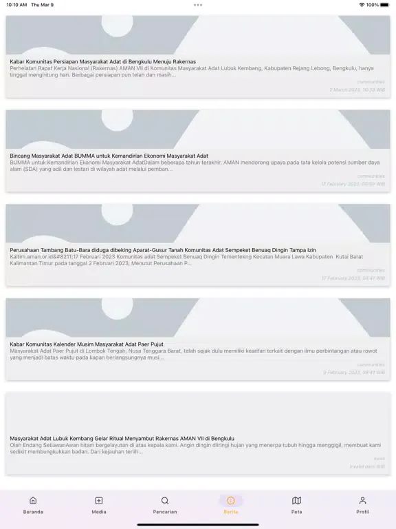 Capturas de tela do AMAN APP iPad 