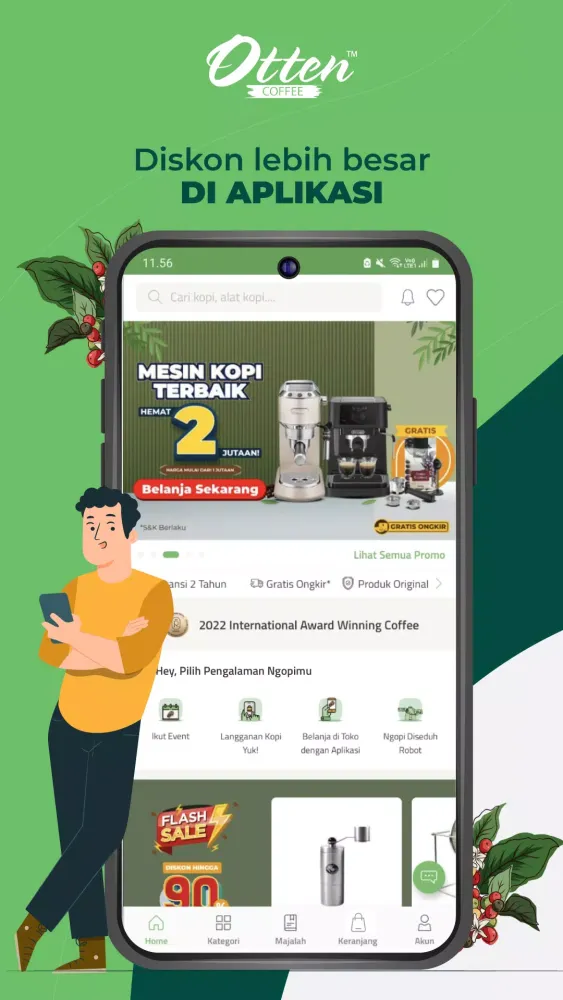Tangkapan layar Otten Coffee