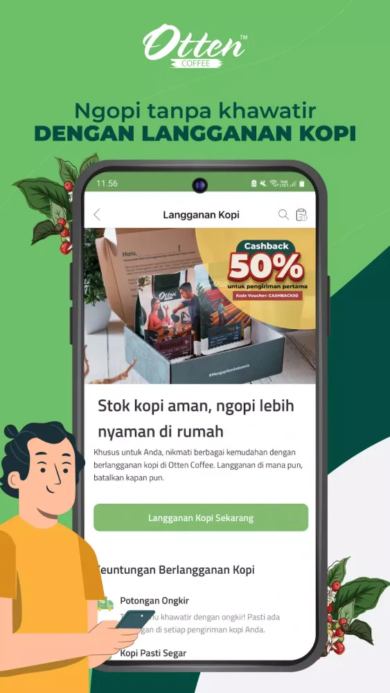 Tangkapan layar Otten Coffee